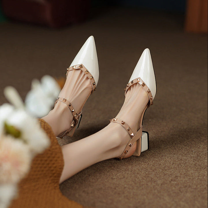 Pointed Toe Pumps | Elegant Glossy Women's Heels 2