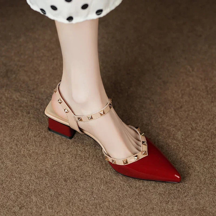 Pointed Toe Pumps | Elegant Glossy Women's Heels 4
