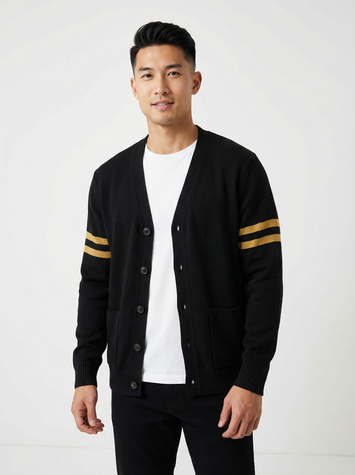 Oliver | Stylish Minimalist Knit Cardigan for Men