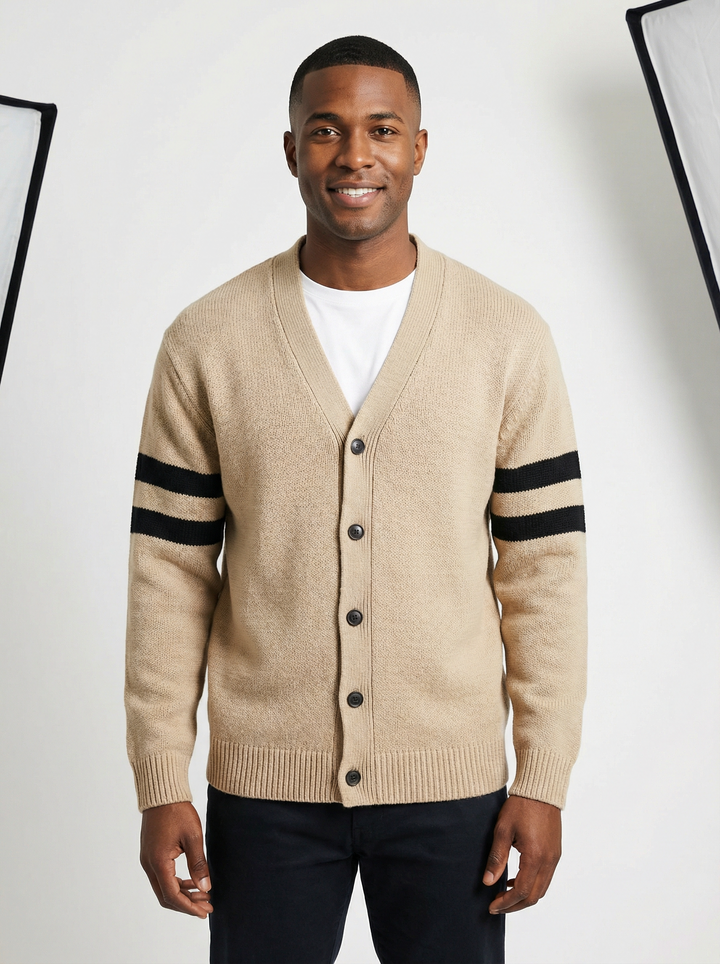 Oliver | Stylish Minimalist Knit Cardigan for Men