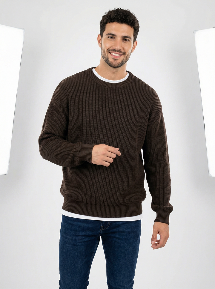 Oliver | Cozy Oversized Knitted Sweater for Autumn and Winter