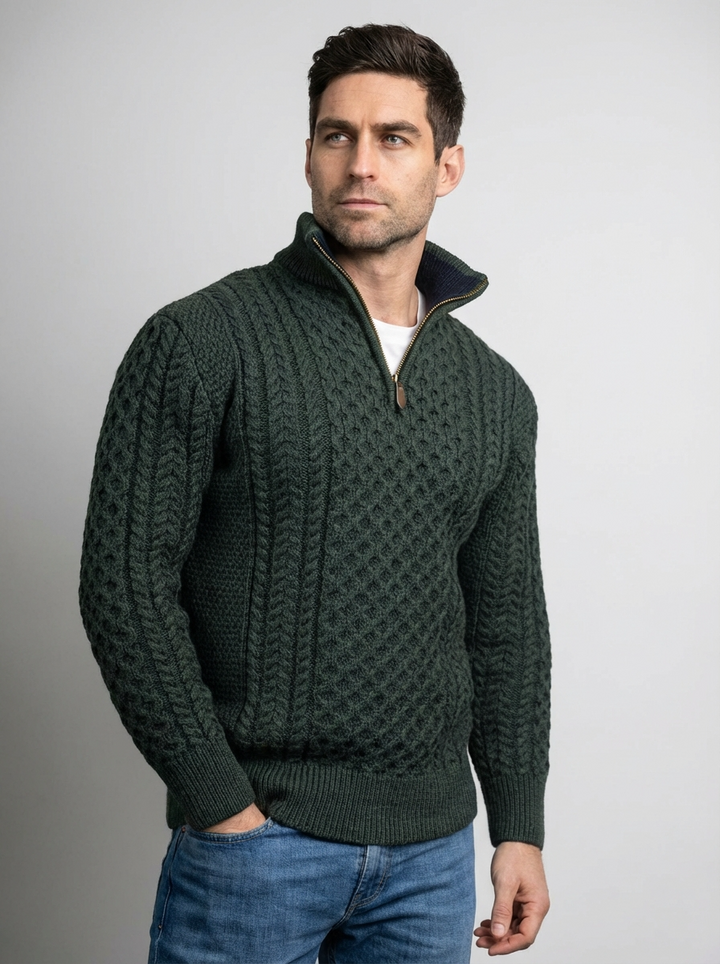 Ethan | Classic Comfortable Men's Half Zip Jumper