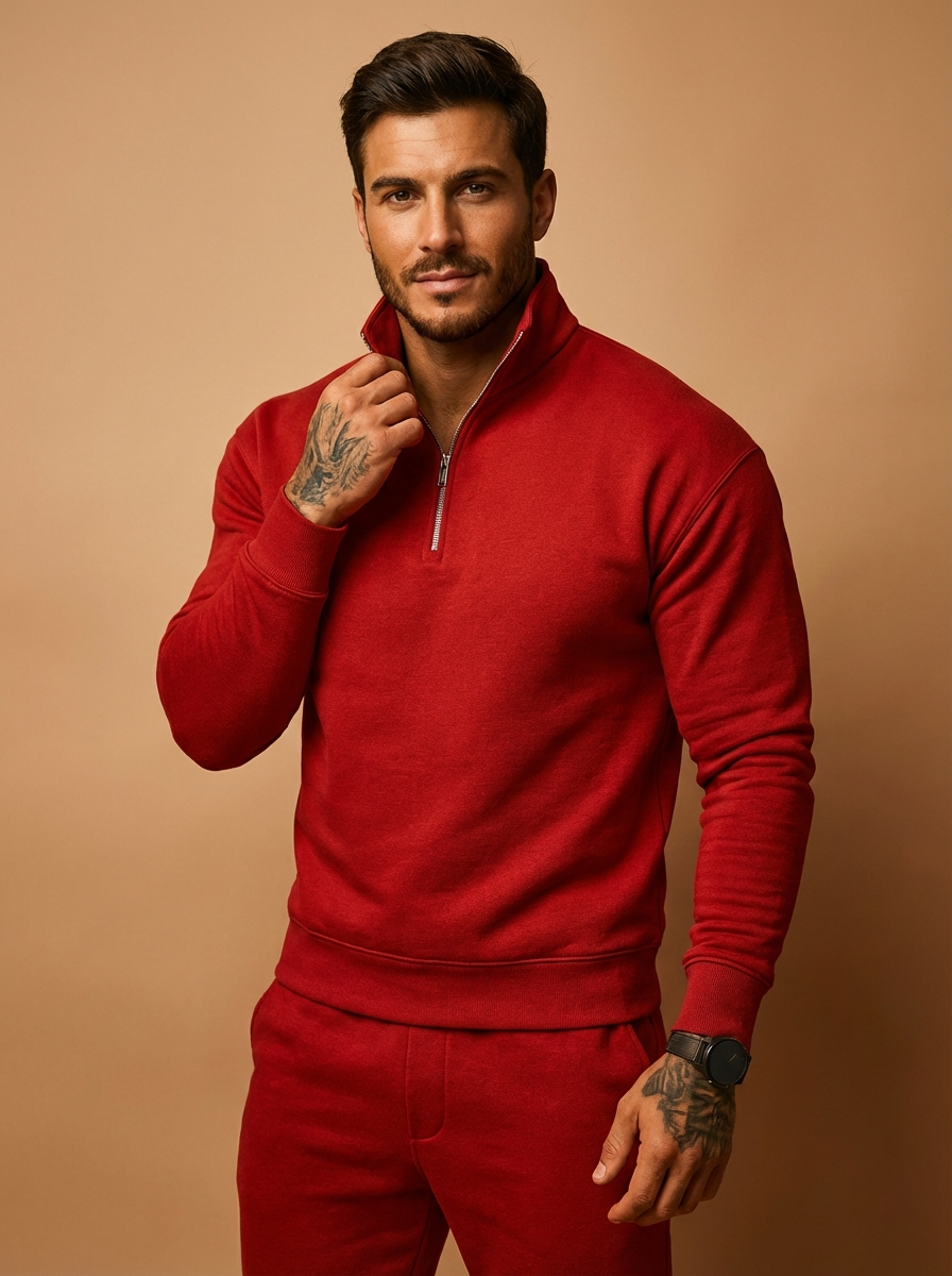 Ethan | Cozy Modern Half Zip Jumper