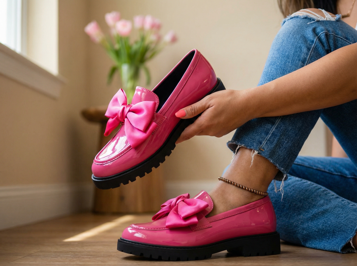 Black Loafers for Women | Elegant Comfortable Slip-On Fashion Footwear
