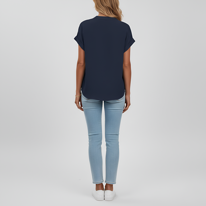 Short Sleeve Blouse | Stylish Lightweight Summer Top for Women