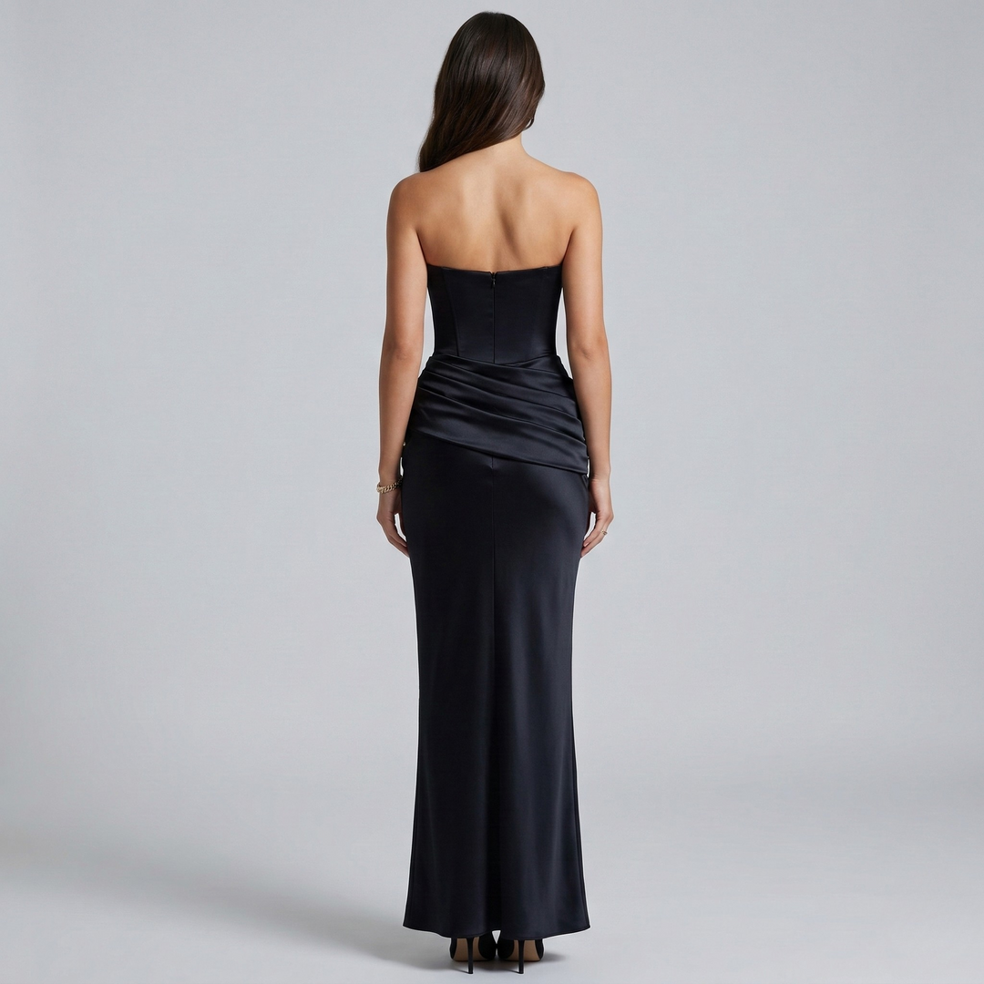 Strapless Evening Gown | Elegant Fitted Mermaid Formal Dress 2