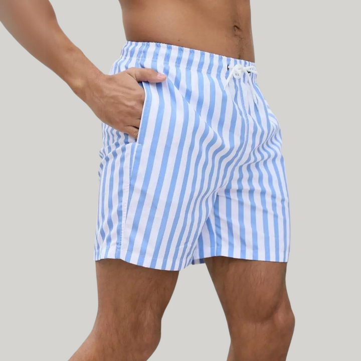 Striped Summer Shorts | Stylish Lightweight Comfortable Beachwear 0
