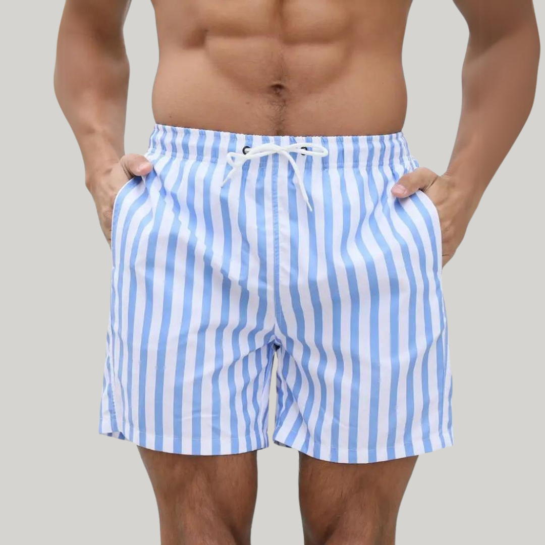 Striped Summer Shorts | Stylish Lightweight Comfortable Beachwear 1