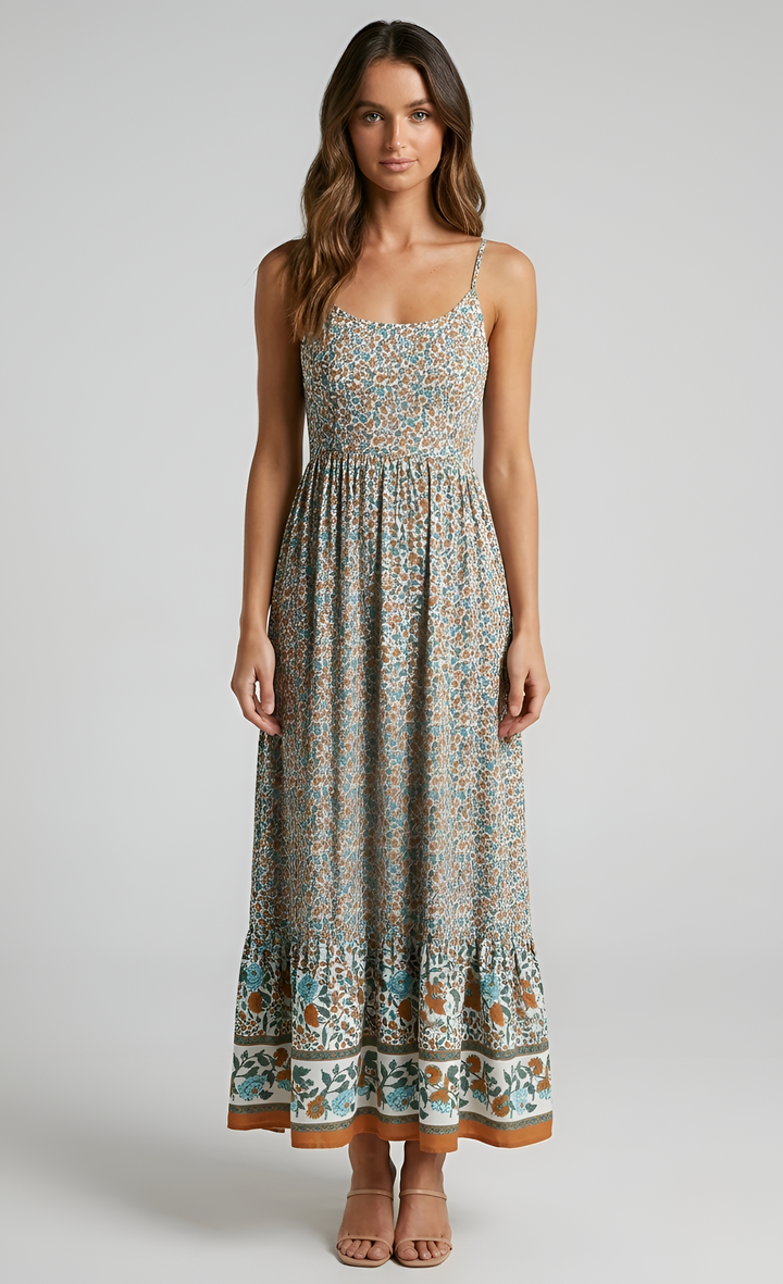 Summer Dresses | Elegant Floral Women's Dress for Effortless Style 0
