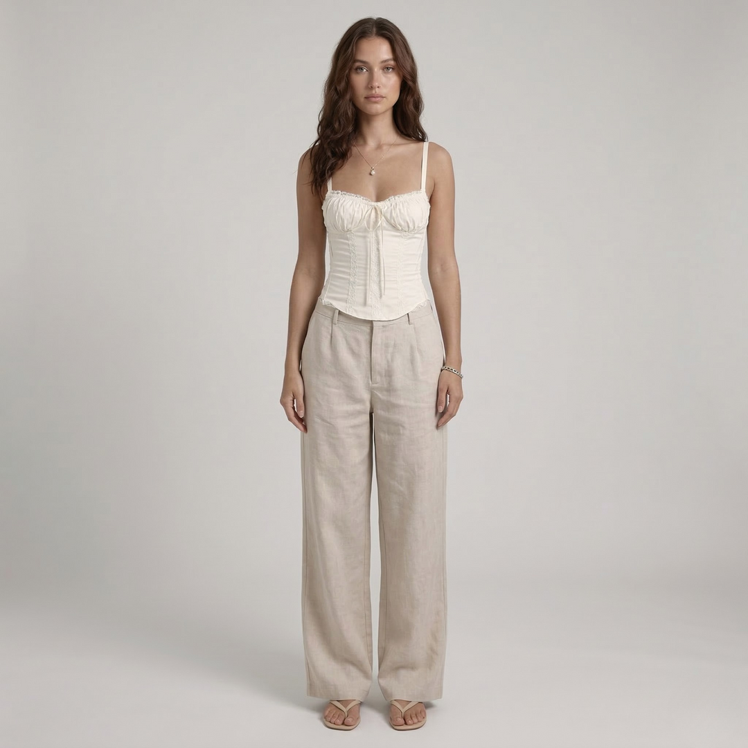 Women's Corset Top | Elegant Slim Fit Lace Blouse