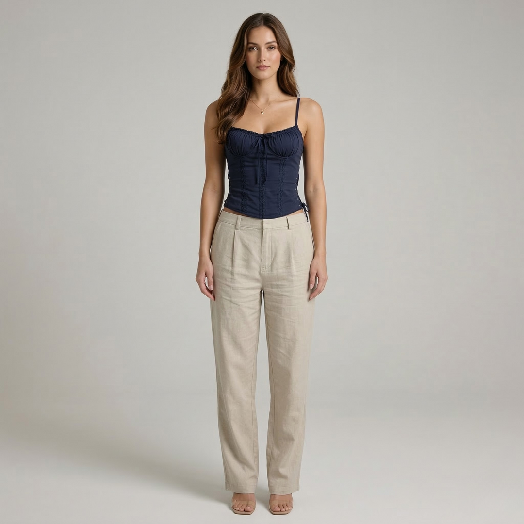 Women's Corset Top | Elegant Slim Fit Lace Blouse