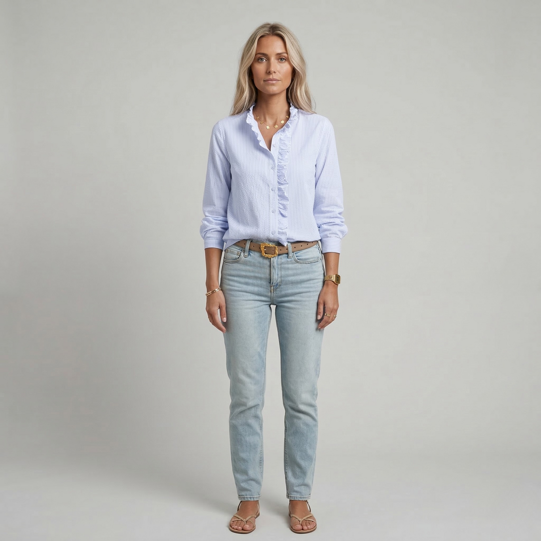 Women's Long Sleeve Blouse | Elegant Comfortable Casual Top