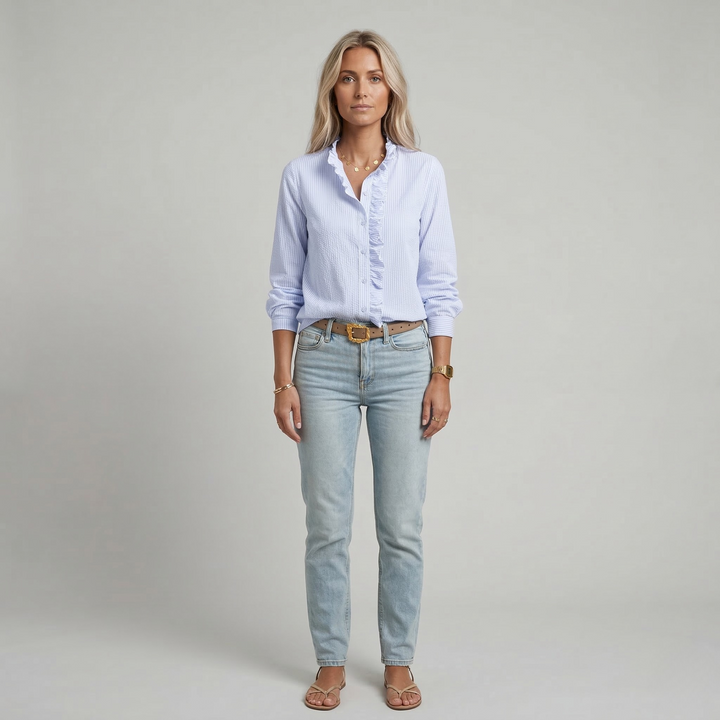 Women's Long Sleeve Blouse | Elegant Comfortable Casual Top