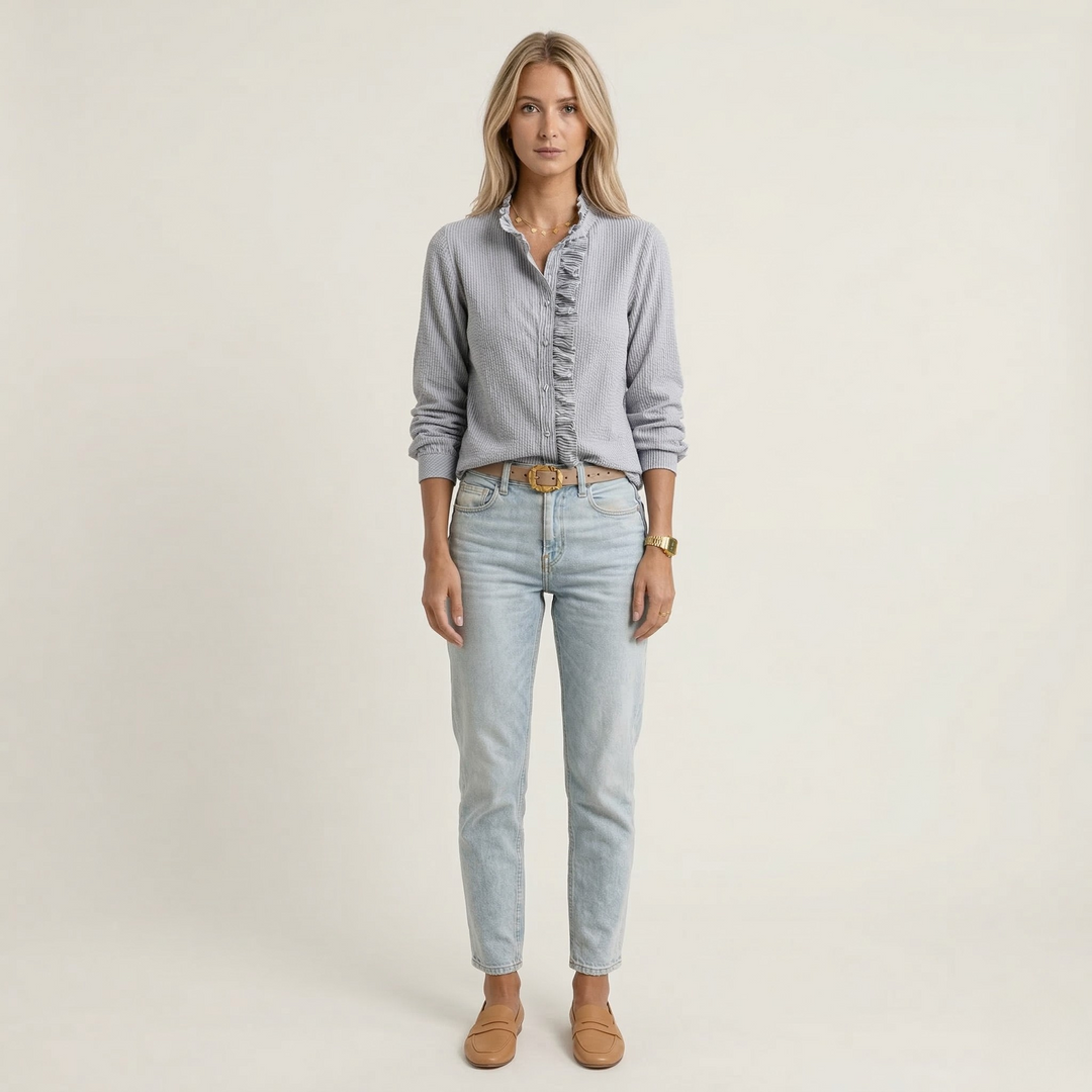 Women's Long Sleeve Blouse | Elegant Comfortable Casual Top