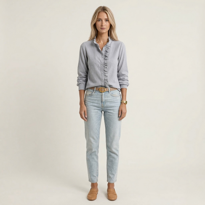 Women's Long Sleeve Blouse | Elegant Comfortable Casual Top