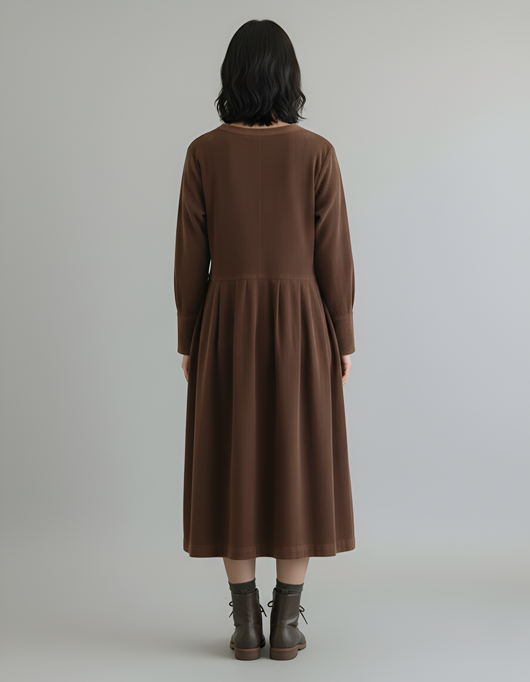 Womens Midi Dress | Comfortable Elegant Casual Cotton Dress 2