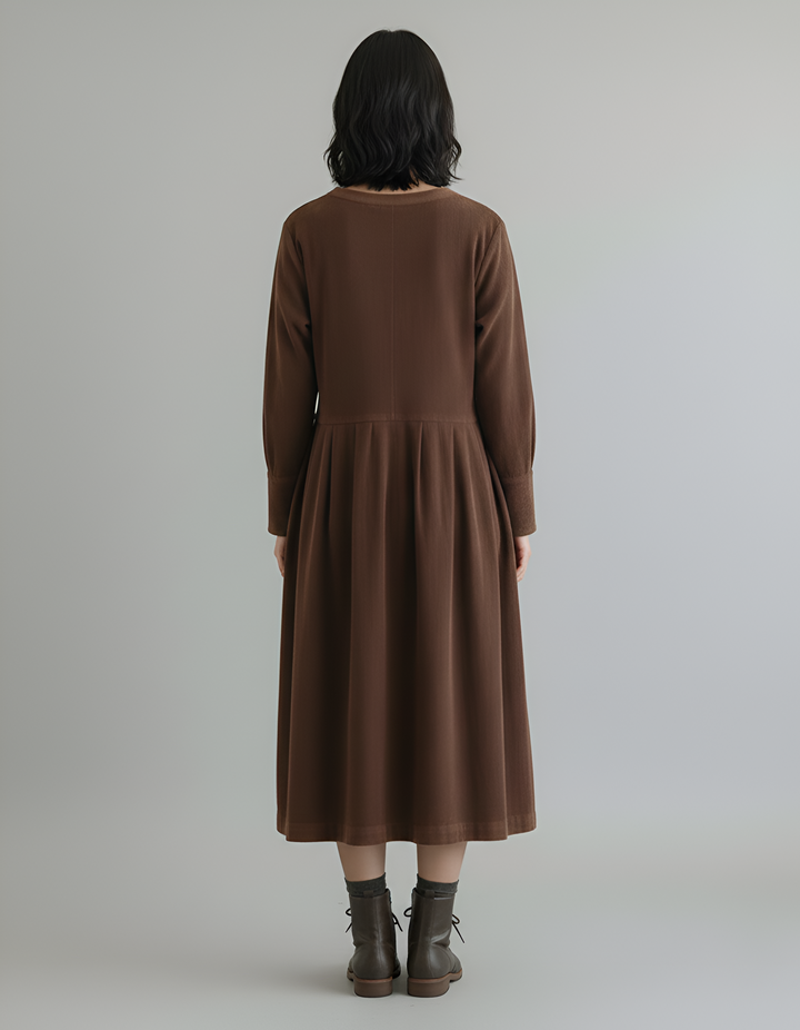 Womens Midi Dress | Comfortable Elegant Casual Cotton Dress 2